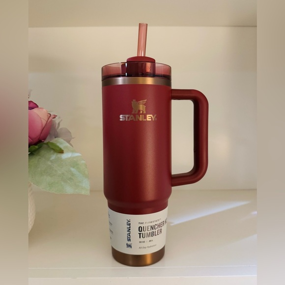 🎉LAST CHANCE🎉Stanley‎ Quencher H20 Flowstate Tumbler 30oz Glided Pomegranate - Picture 2 of 15